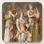 イスラエルの女性、「エスター」bのためのコスチュームのコーラス コースター (正面)