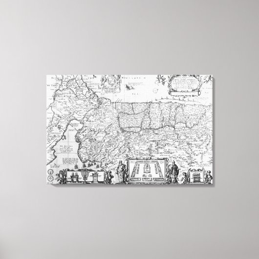 イスラエルの子どもたちの40年の旅 キャンバスプリント (正面)