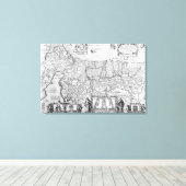 イスラエルの子どもたちの40年の旅 キャンバスプリント (インサイチュ (ウッドフロア))