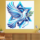 イスラエルの平和 キャンバスプリント (インサイチュ (リビング))