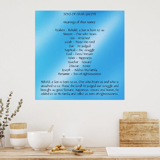 イスラエルの息子 ポスター (キッチン)