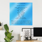 イスラエルの息子 ポスター (ホームオフィス)