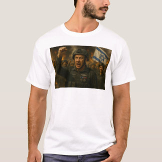 イスラエルの指導者が彼の軍隊を集める Tシャツ
