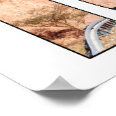 イスラエルの文字写真 ポスター (角)