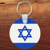 イスラエルの旗 キーホルダー (正面)