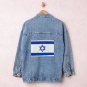 イスラエルの旗 デニムジャケット (ハンガー)