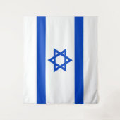 イスラエルの旗 青いダビデの星 タペストリー (正面)