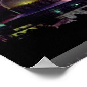 イスラエルの旧市街の夕焼け ポスター (角)