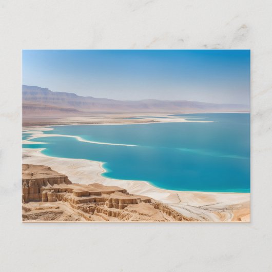 イスラエルの死海 ポストカード (正面)