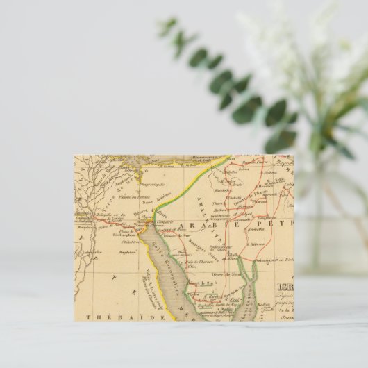 イスラエルの民のエジプト出発からの旅 ポストカード (スタンド正面)