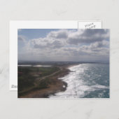 イスラエルの海辺のはがき ポストカード (正面/裏面)