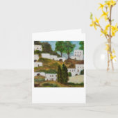 イスラエルの町空白のの名刺 カード (黄色い花)