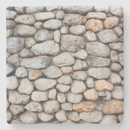 イスラエルの石積み岩の壁の正方形コースター ストーンコースター