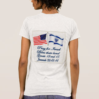 イスラエルの米国旗のコレクション Tシャツ