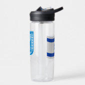 イスラエルの紋章、(ユダヤ教)メノラー、国旗、イスラエル ウォーターボトル (左面)