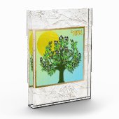 イスラエルの部族アッシャー芸術アクリル版ブロック フォトブロック (左)