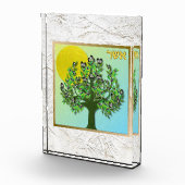 イスラエルの部族アッシャー芸術アクリル版ブロック フォトブロック (右)