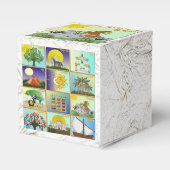 イスラエルの12部族のユダヤ人ナフトカリの好意ボックス フェイバーボックス (正面サイド)