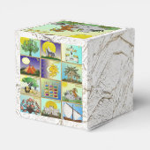 イスラエルの12部族のユダヤ人ナフトカリの好意ボックス フェイバーボックス (裏面サイド)