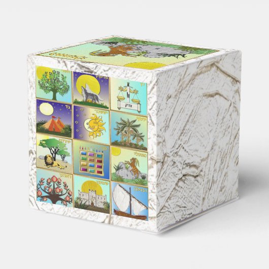イスラエルの12部族のユダヤ人ナフトカリの好意ボックス フェイバーボックス (裏面サイド)