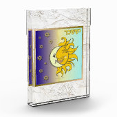 イスラエルの12部族イスサチャールアートアクリルブロック フォトブロック (左)