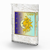 イスラエルの12部族イスサチャールアートアクリルブロック フォトブロック (右)