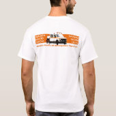イスラエルのEMSマジェンデヴィッド救急車Tシャツ Tシャツ (裏面)