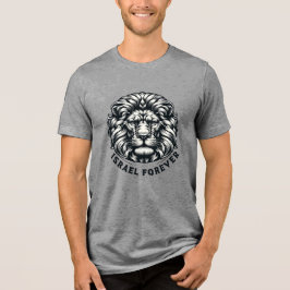 イスラエルよ永遠に。ユダのライオン。 トライブレンドTシャツ