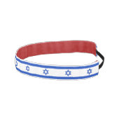 イスラエルスリップまたは滑ること国旗を持つ非主力のバンド アスレチックヘッドバンド (右)