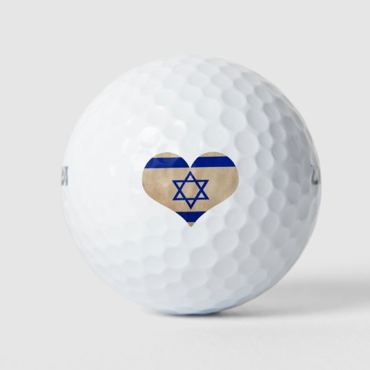 イスラエルハート ゴルフボール (正面)