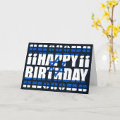 イスラエルフラグ誕生日カード カード (黄色い花)