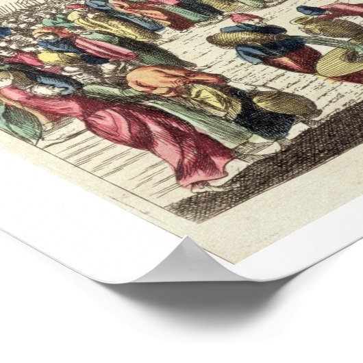 イスラエル人のキャンプと犠牲 ポスター (角)