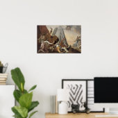 イスラエル人のヘビに苦しむイスラエル人 ポスター (ホームオフィス)