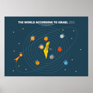 イスラエル共和国に従う世界 ポスター