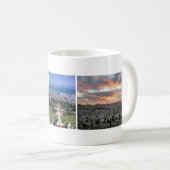 イスラエル共和国のすばらしい眺めのマグ コーヒーマグカップ (正面右)