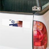 イスラエル共和国のための愛国者 バンパーステッカー (トラック上)