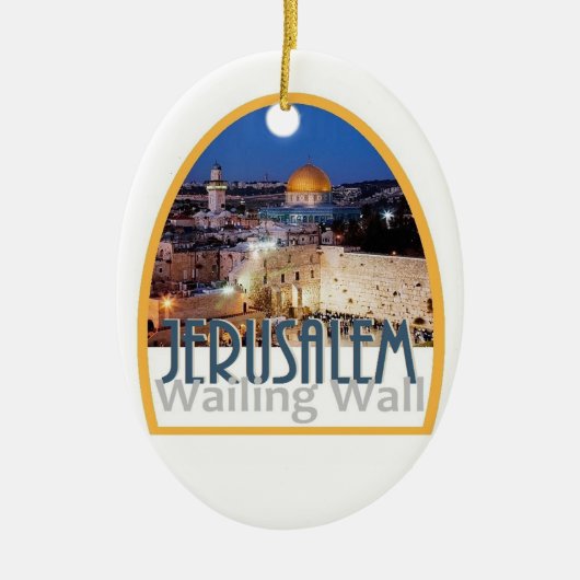 イスラエル共和国のオーナメント セラミックオーナメント (正面)