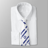 イスラエル共和国のグランジな旗 ネクタイ (タイ)