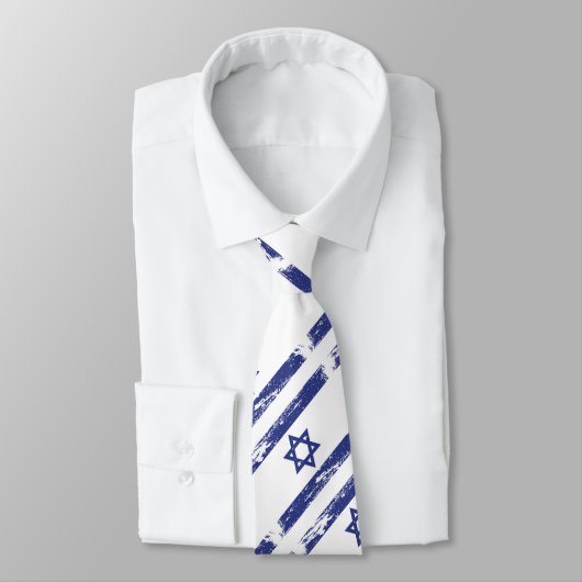 イスラエル共和国のグランジな旗 ネクタイ (タイ)