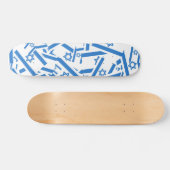 イスラエル共和国のコラージュ スケートボード (横)