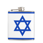イスラエル共和国のビニールの包まれたなフラスコの旗 フラスク (正面)