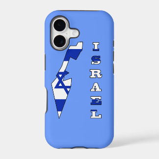 イスラエル共和国の地図の旗