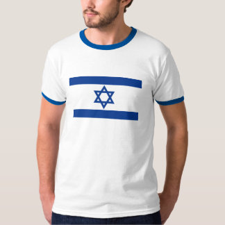 イスラエル共和国の旗のワイシャツ Tシャツ