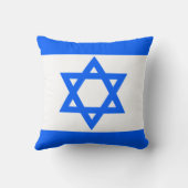 イスラエル共和国の旗の装飾用クッション クッション (裏面)