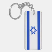 イスラエル共和国の旗 キーホルダー (正面左)