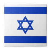 イスラエル共和国の旗 タイル (正面)