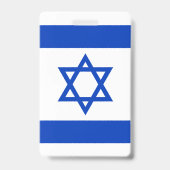イスラエル共和国の旗 バッジ (裏面)