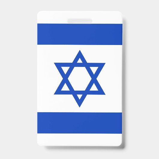 イスラエル共和国の旗 バッジ (正面)