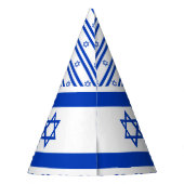 イスラエル共和国の旗 パーティーハット (裏面)