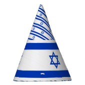 イスラエル共和国の旗 パーティーハット (右)